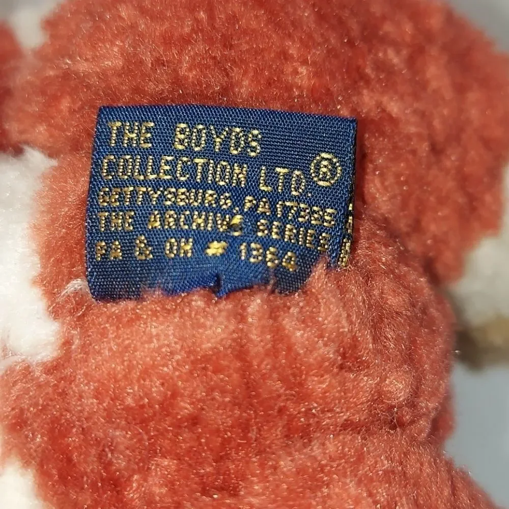 Vintage Boyds Bear Santa Claus Chtistmas Outfit